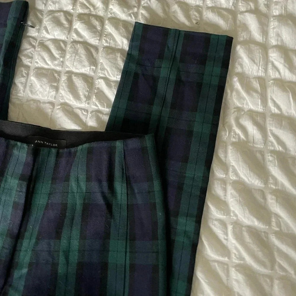 Ann Taylor plaid checkered pants - Picture 3 of 9